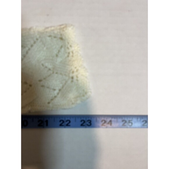 Vintage Billie Jo Women’s Sweater Lacy Knit Lightweight Ivory Medium - Picture 10 of 11